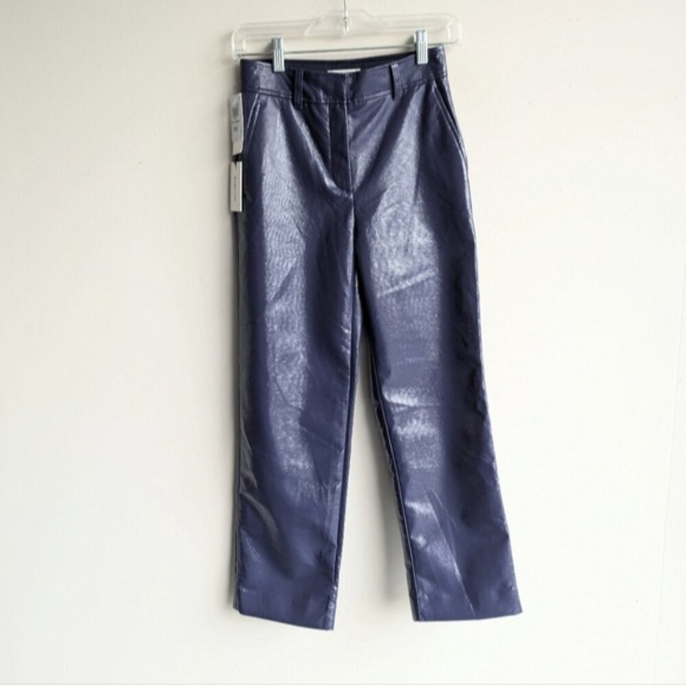 NWT Babaton Faux Leather New Commend Pants